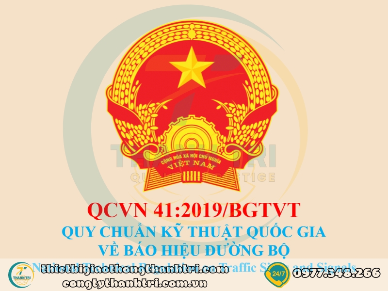 Tải QCVN 41/2019 BGTVT Full Màu Quy Chuẩn Kỹ Thuật Quốc Gia Về Báo Hiệu Đường Bộ