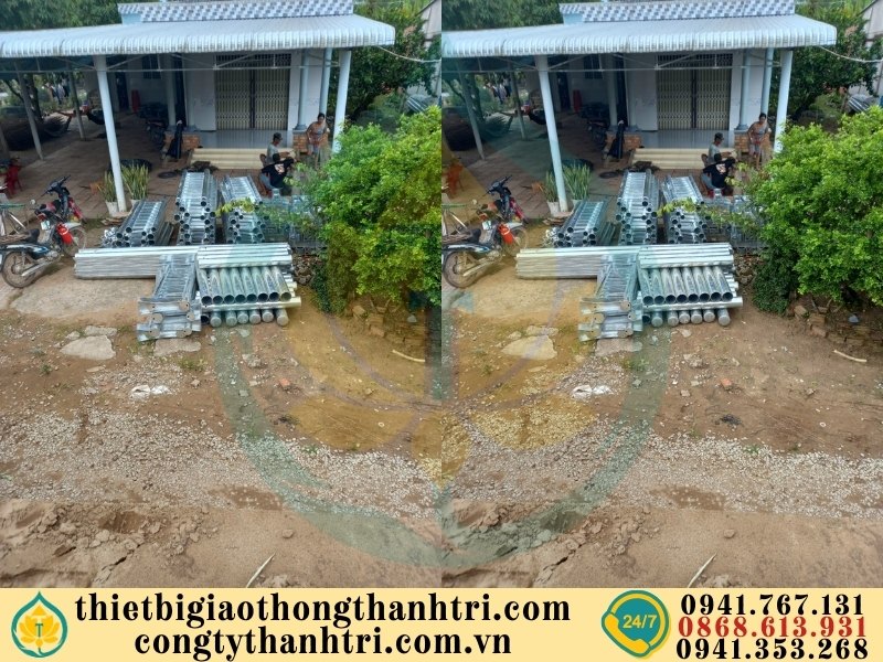 Cung cấp lan can cầu đường mạ kẽm nhúng nóng tại Bắc Giang