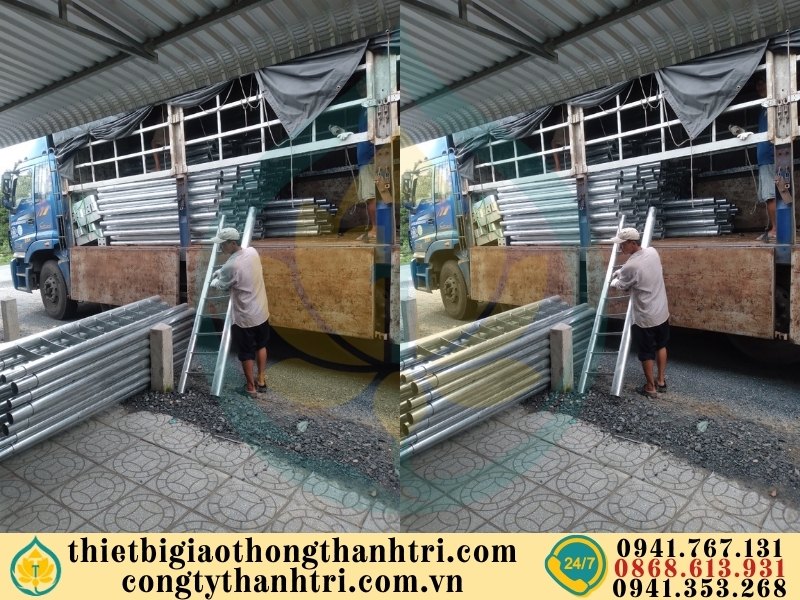 Cung cấp lan can cầu đường mạ kẽm nhúng nóng tại Bình Thuận