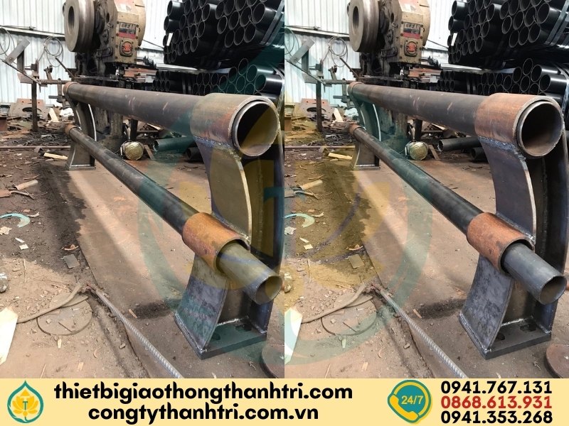 Cung cấp lan can cầu đường mạ kẽm nhúng nóng tại Điện Biên