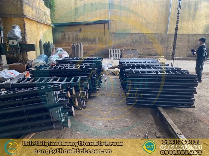 Cung cấp lan can cầu đường mạ kẽm nhúng nóng tại Điện Biên
