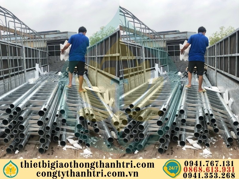 Cung cấp lan can cầu đường mạ kẽm nhúng nóng tại Hải Dương