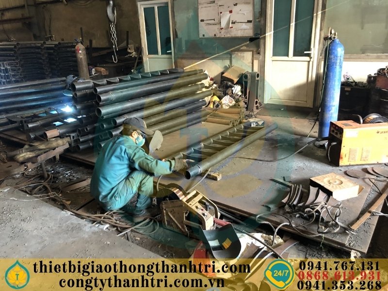Cung cấp lan can cầu đường mạ kẽm nhúng nóng tại Hải Phòng