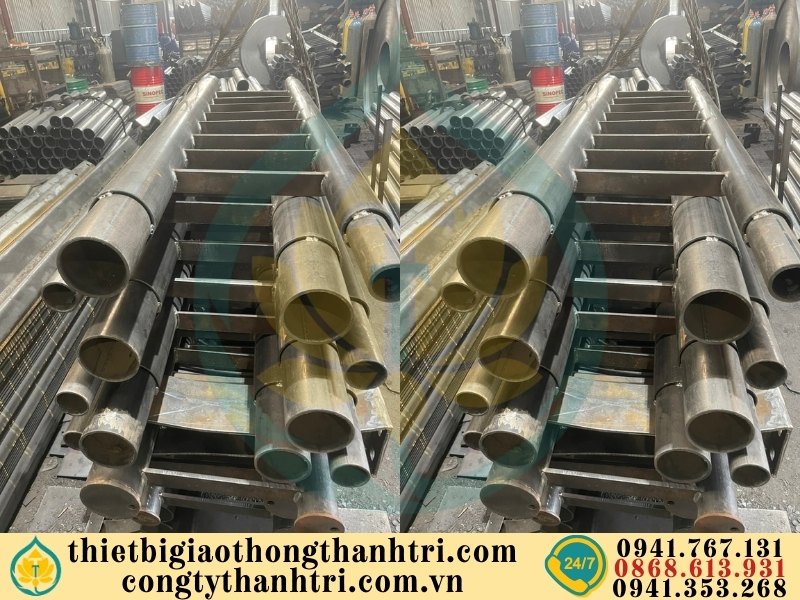 Cung cấp lan can cầu đường mạ kẽm nhúng nóng tại Hoà Bình