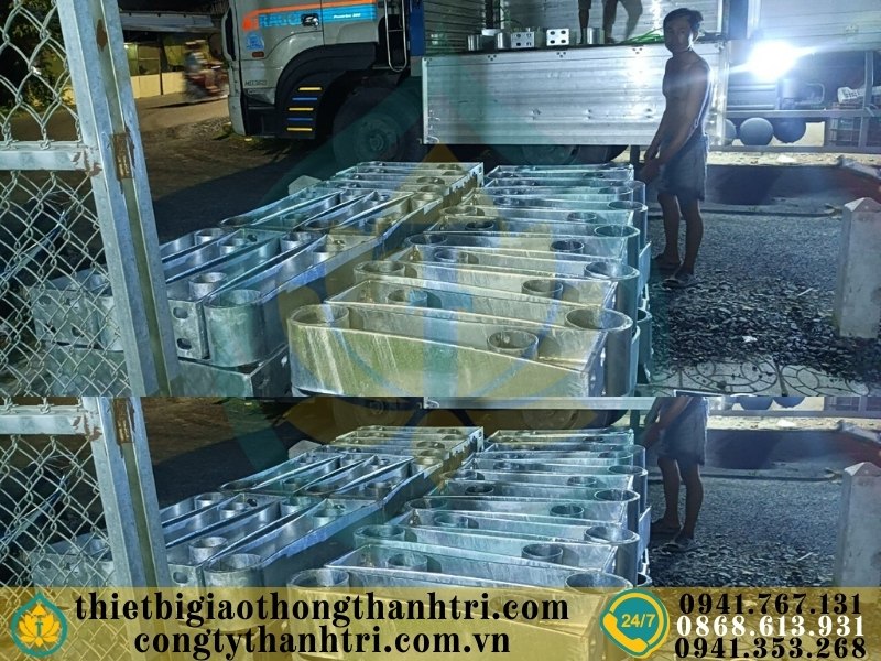 Cung cấp lan can cầu đường mạ kẽm nhúng nóng tại Khánh Hoà