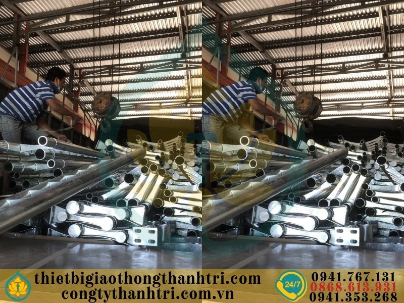 Cung cấp lan can cầu đường mạ kẽm nhúng nóng tại Sóc Trăng