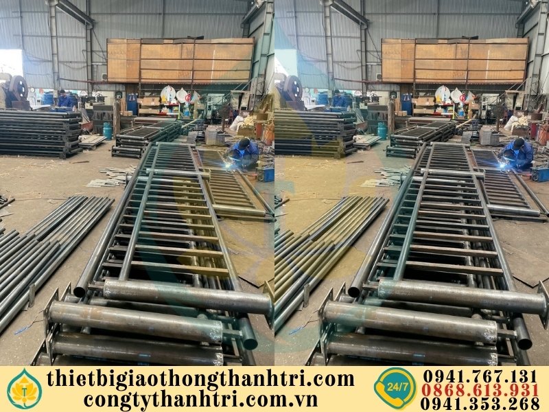 Cung cấp lan can cầu đường mạ kẽm nhúng nóng tại Sóc Trăng