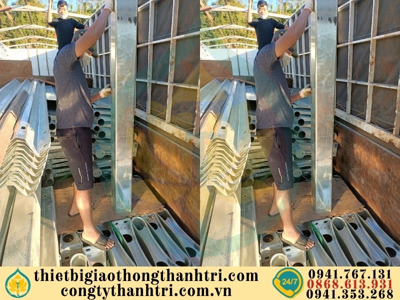 Cung cấp lan can cầu đường mạ kẽm nhúng nóng tại Thái Bình