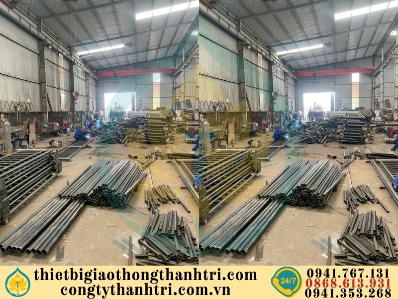 Cung cấp lan can cầu đường mạ kẽm nhúng nóng tại Trà Vinh