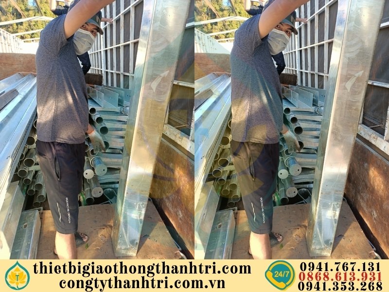 Cung cấp lan can cầu đường mạ kẽm nhúng nóng tại Vĩnh Phúc