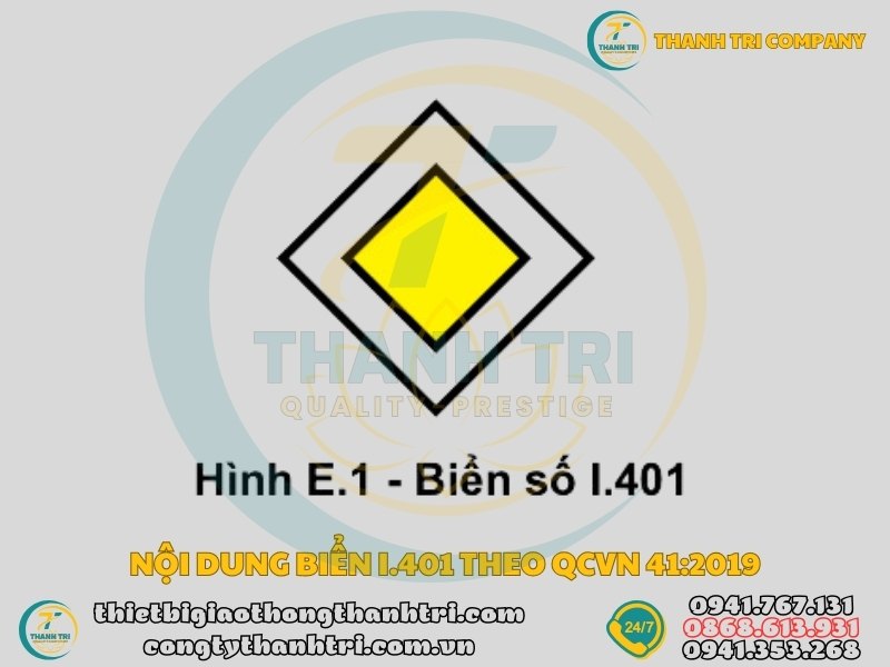 Biển báo bắt đầu đường ưu tiên I.401