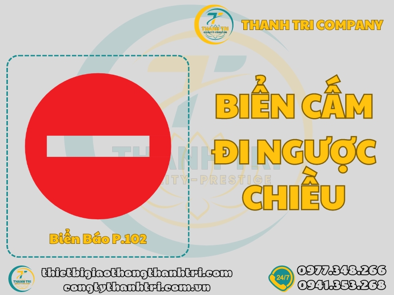 Biển báo cấm đi ngược chiều