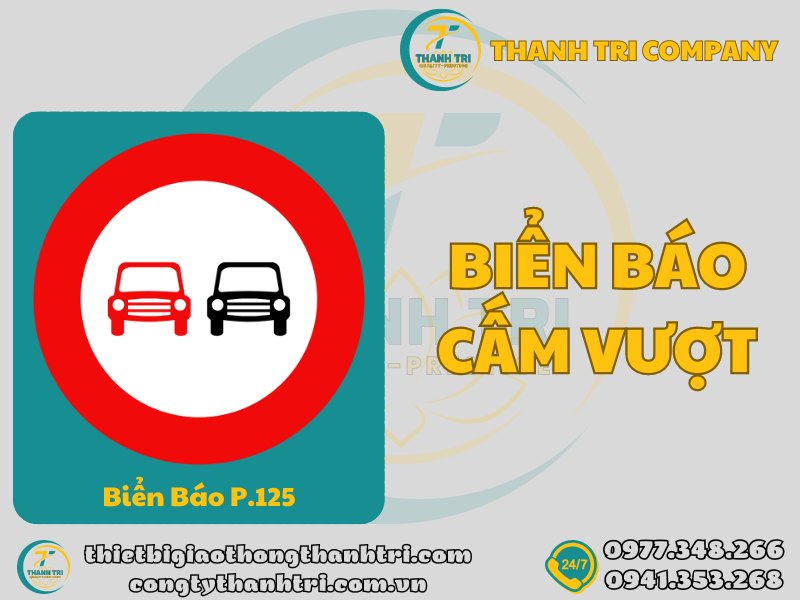 Biển báo cấm vượt P.125