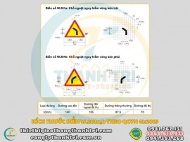 Tìm Hiểu Biển Báo Chỗ Ngoặt Nguy Hiểm W.201a W201b