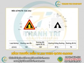 Tìm Hiểu Biển Báo Cửa Chui W.218