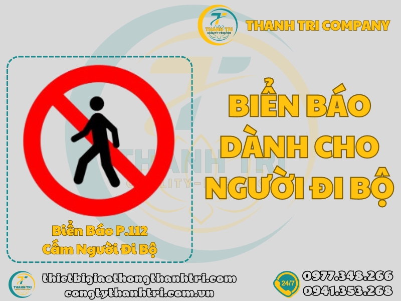 Tìm Hiểu Các Loại Biển Báo Giao Thông Dành Cho Người Đi Bộ