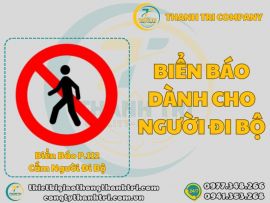 Tìm Hiểu Các Loại Biển Báo Giao Thông Dành Cho Người Đi Bộ