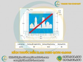 Hình Dạng Kích Thước Biển Báo Hết Khu Đông Dân Cư R.421