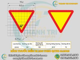 Tìm Hiểu Biển Báo Giao Thông Hình Tam Giác Ngược W.208