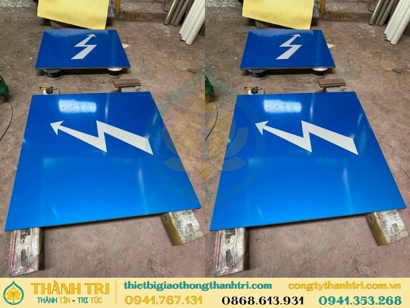 Sản xuất biển chỉ dẫn tại xưởng Thành Tri Sản xuất biển chỉ dẫn tại xưởng Thành Tri