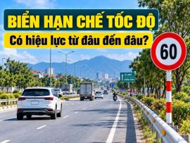 Biển Hạn Chế Tốc Độ Có Hiệu Lực Từ Đâu Đến Đâu?