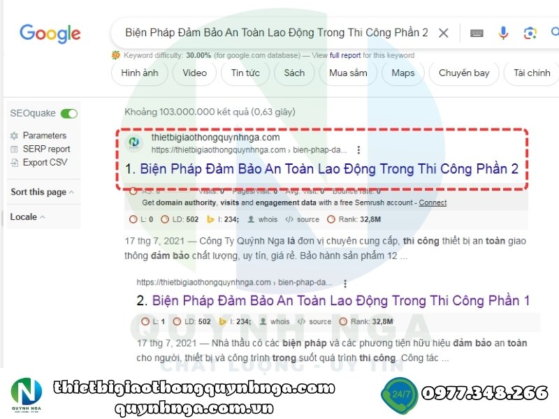 Biện pháp đảm bảo an toàn lao động trong thi công