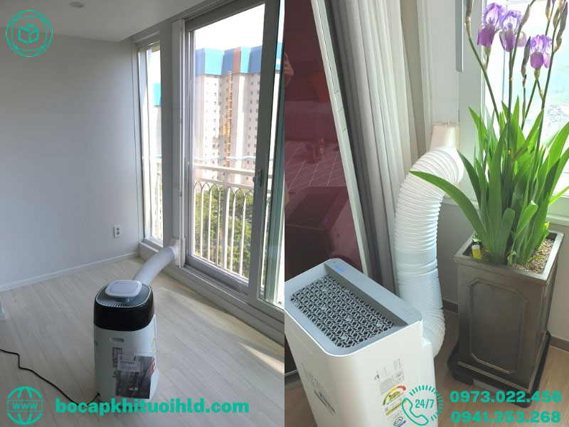 Combo máy lọc không khí và bộ cấp khí tươi HLD