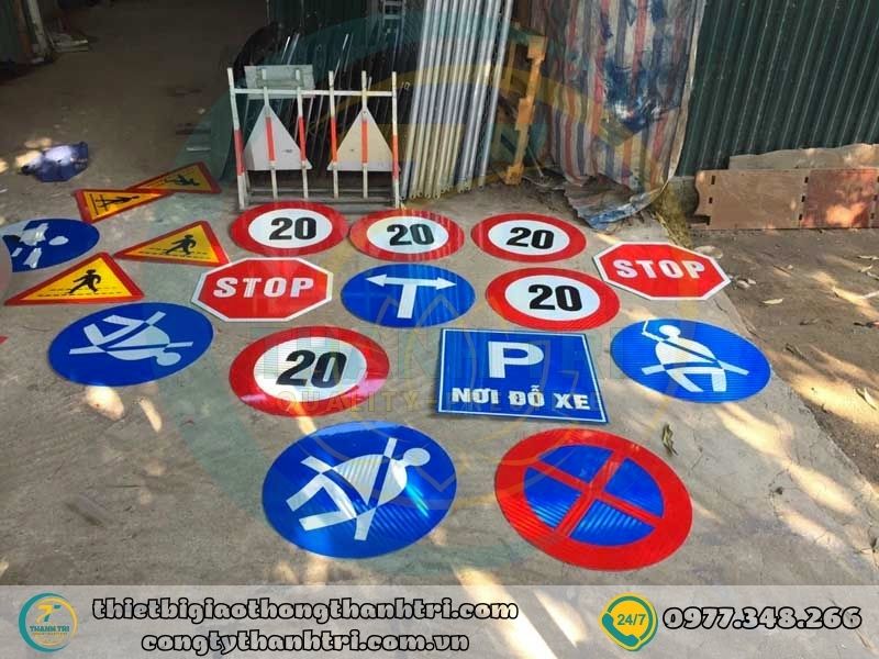 Cung cấp biển báo giao thông đường bộ đường thuỷ tại Thái Bình