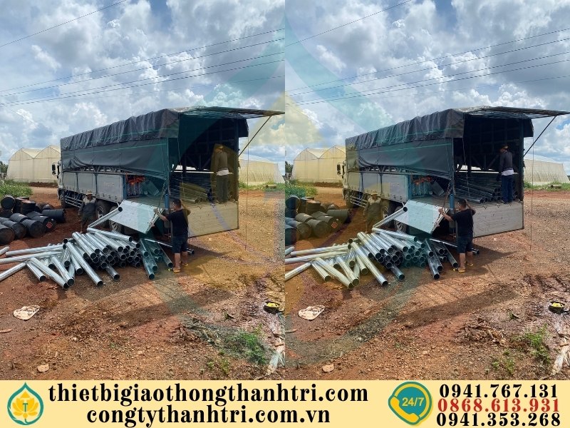 Cung cấp hộ lan tôn sóng hộ lan mềm tại Điện Biên