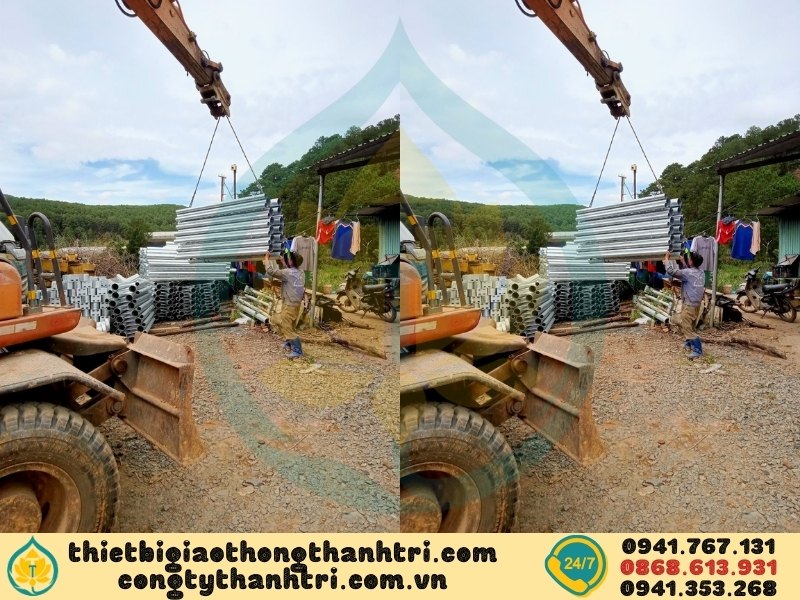 Cung cấp hộ lan tôn sóng hộ lan mềm tại Gia Lai