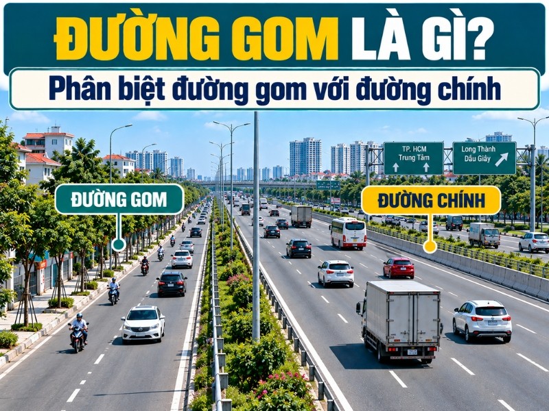 Đường Gom Là Gì? Phân Biệt Đường Gom Với Đường Chính