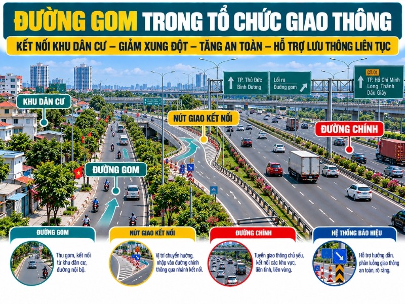 Đường gom trong tổ chức giao thông
