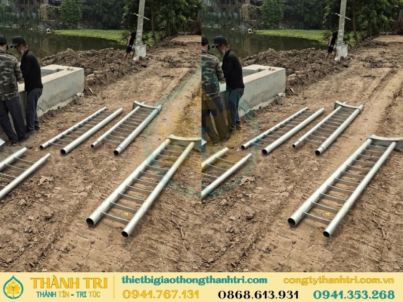 Lan can cầu mạ kẽm tập kết tại Hưng Yên Lan can cầu mạ kẽm tập kết tại Hưng Yên