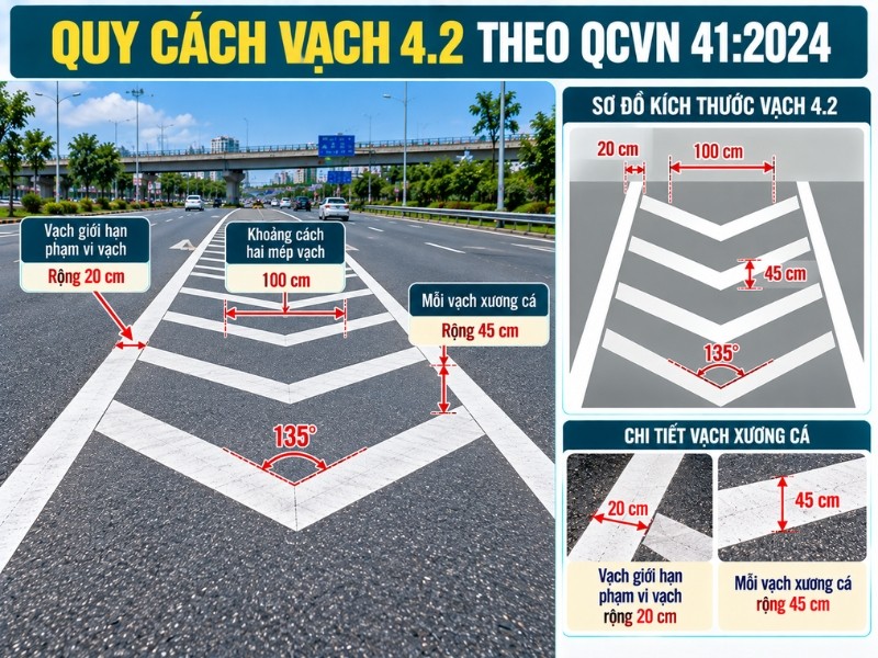 Quy cách vạch xương cá theo quy chuẩn