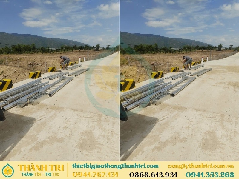 Tập kết lan can cầu mạ kẽm tại công trình Tập kết lan can cầu mạ kẽm tại công trình