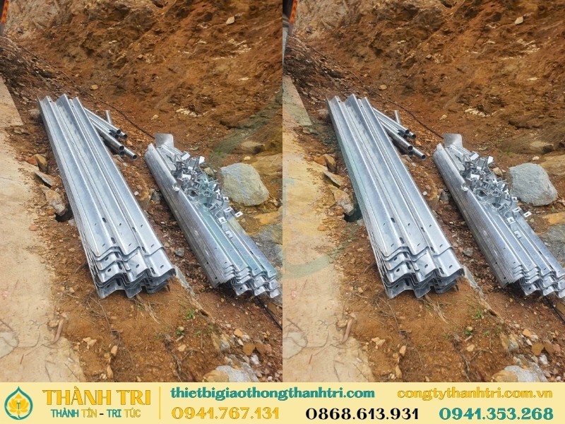 Vận chuyển hộ lan mềm đến công trình cho nhà thầu