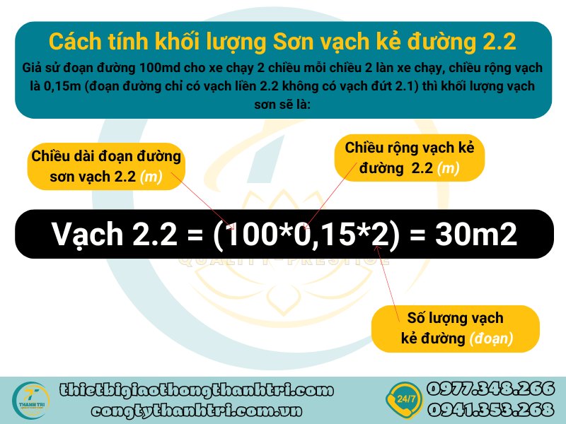 Vạch phân chia các làn xe chạy cùng chiều vạch 2.2 vạch đơn nét liền